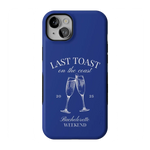 Last Toast | Blue Coastal Bachelorette Case Phone Case Casetry Bold Flex + MagSafe® iPhone 14 Plus 
