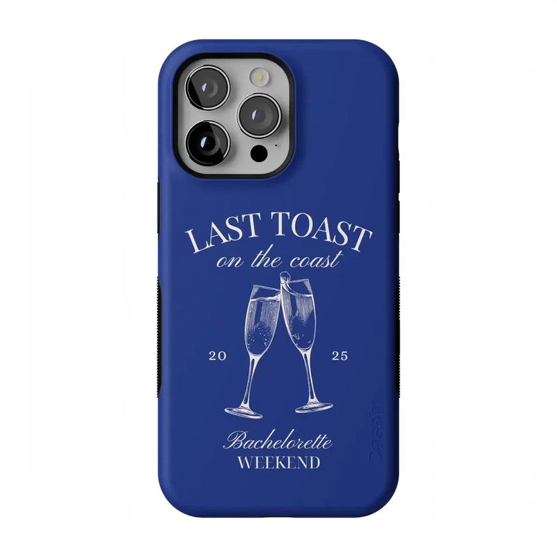 Last Toast | Blue Coastal Bachelorette Case Phone Case Casetry Bold Flex + MagSafe® iPhone 14 Pro Max 