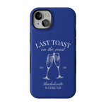 Last Toast | Blue Coastal Bachelorette Case Phone Case Casetry Bold Flex + MagSafe® iPhone 15 Plus 