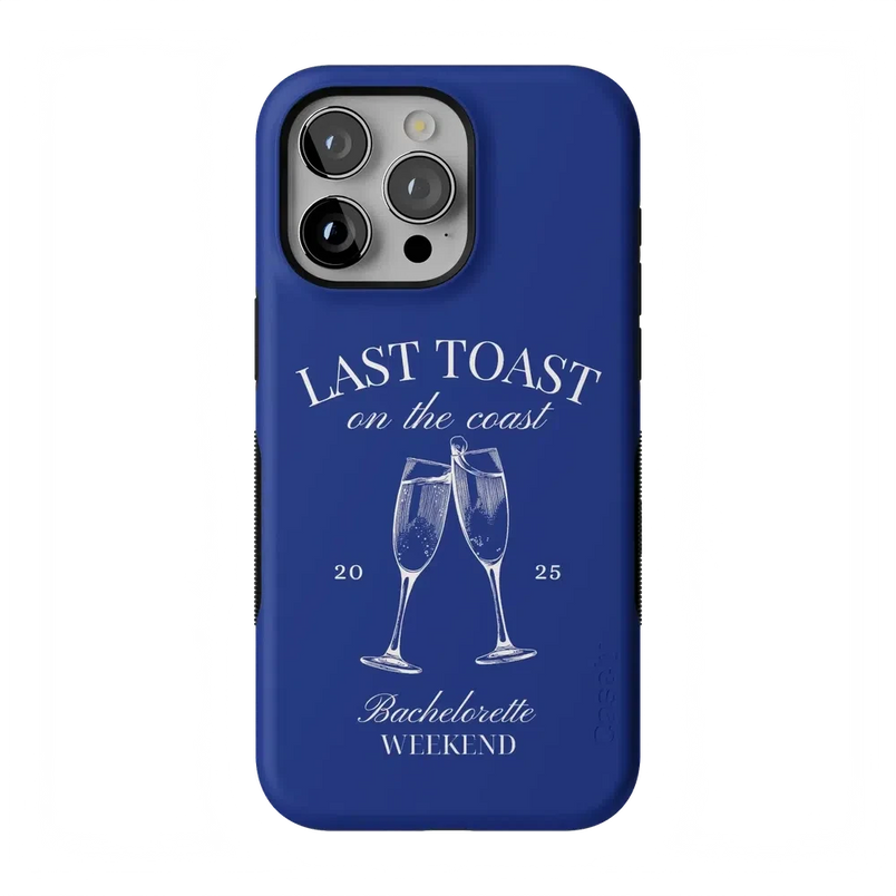 Last Toast | Blue Coastal Bachelorette Case Phone Case Casetry Bold Flex + MagSafe® iPhone 15 Pro Max 
