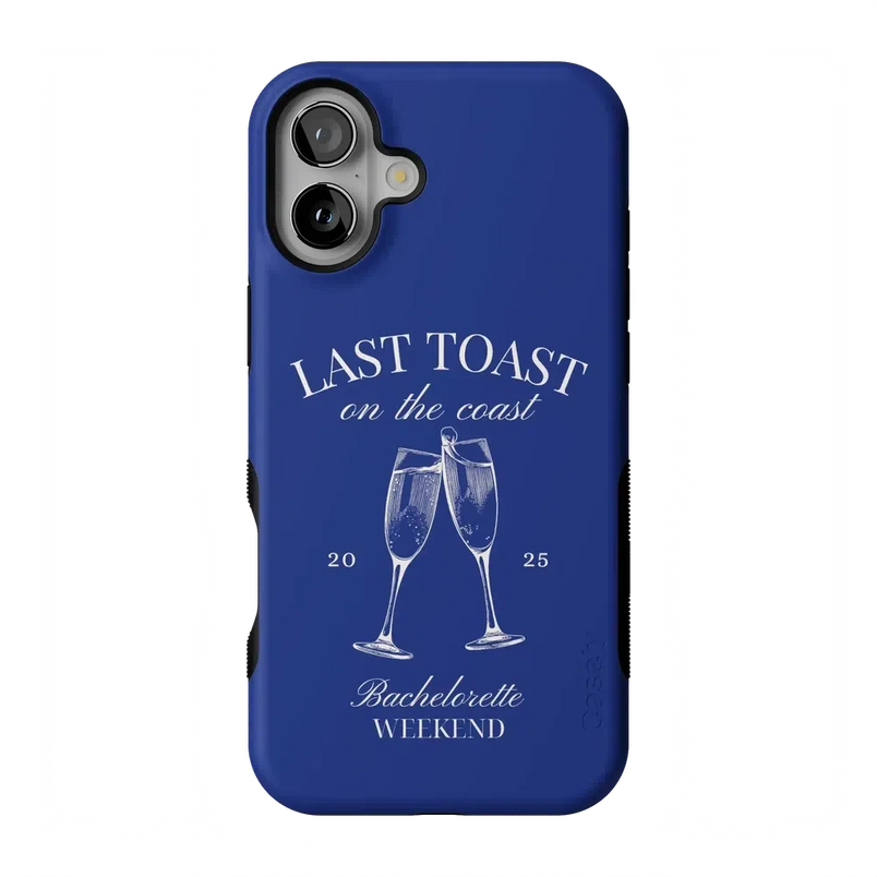 Last Toast | Blue Coastal Bachelorette Case Phone Case Casetry Bold Flex + MagSafe® iPhone 16 Plus 