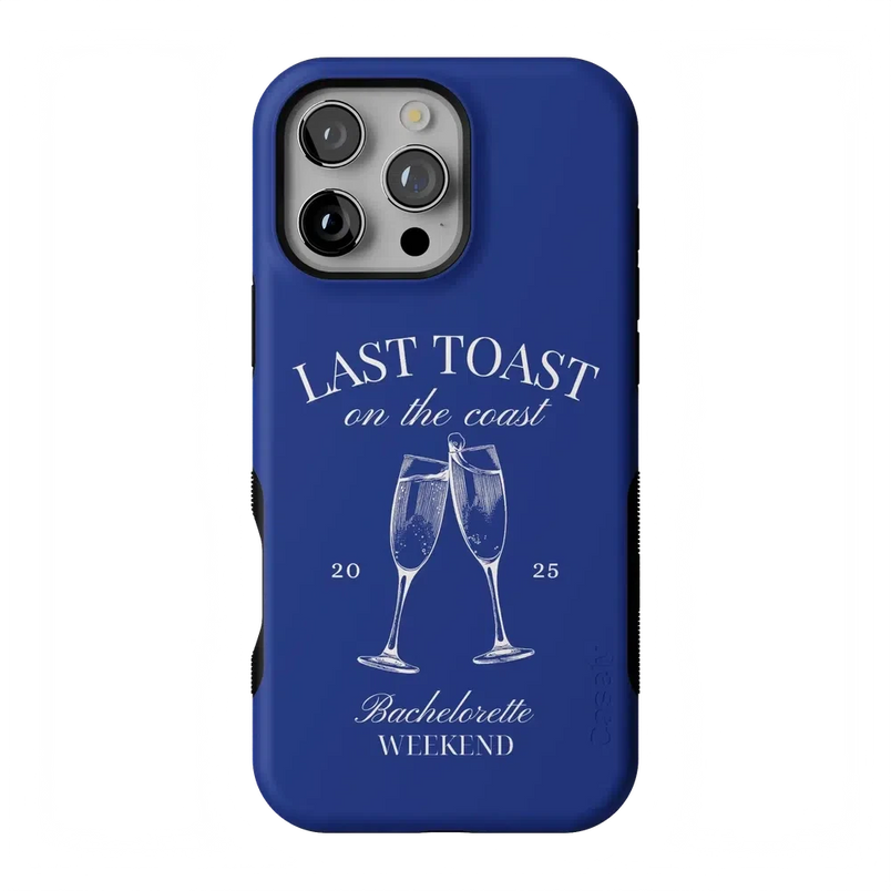 Last Toast | Blue Coastal Bachelorette Case Phone Case Casetry Bold Flex + MagSafe® iPhone 16 Pro Max 