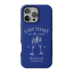 Last Toast | Blue Coastal Bachelorette Case Phone Case Casetry Bold Flex + MagSafe® iPhone 16 Pro Max 