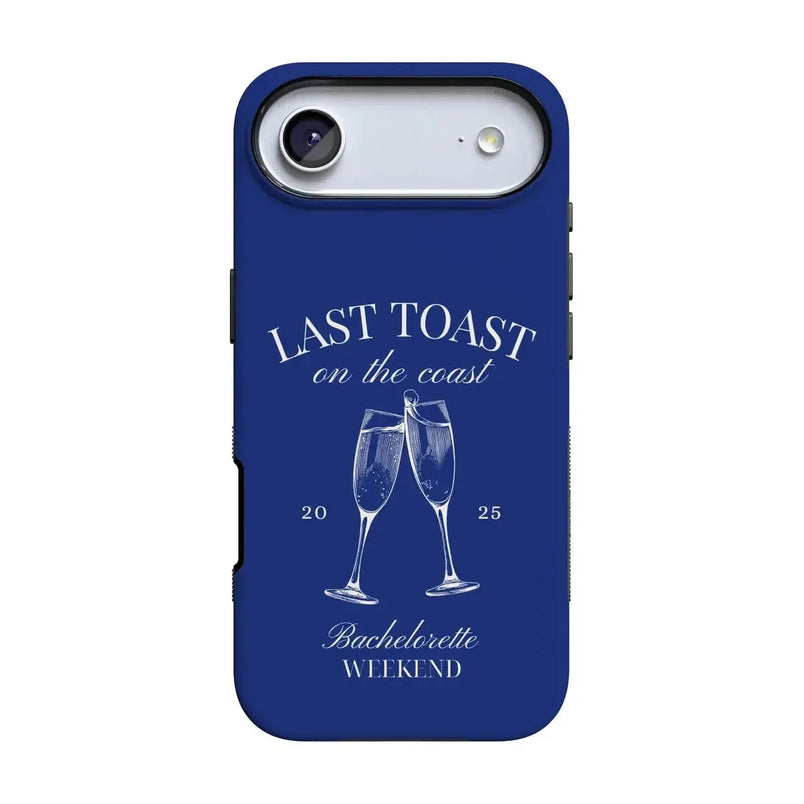 Last Toast | Blue Coastal Bachelorette Case Phone Case Casetry Bold Flex + MagSafe® iPhone 17 Air 