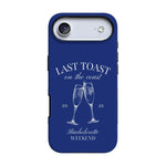 Last Toast | Blue Coastal Bachelorette Case Phone Case Casetry Bold Flex + MagSafe® iPhone 17 Air 