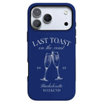 Last Toast | Blue Coastal Bachelorette Case Phone Case Casetry Bold Flex + MagSafe® iPhone 17 Pro Max 