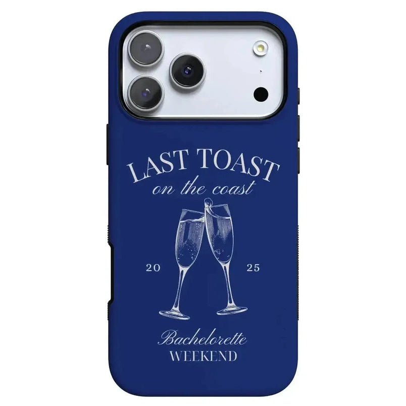 Last Toast | Blue Coastal Bachelorette Case Phone Case Casetry Bold Flex + MagSafe® iPhone 17 Pro Max 