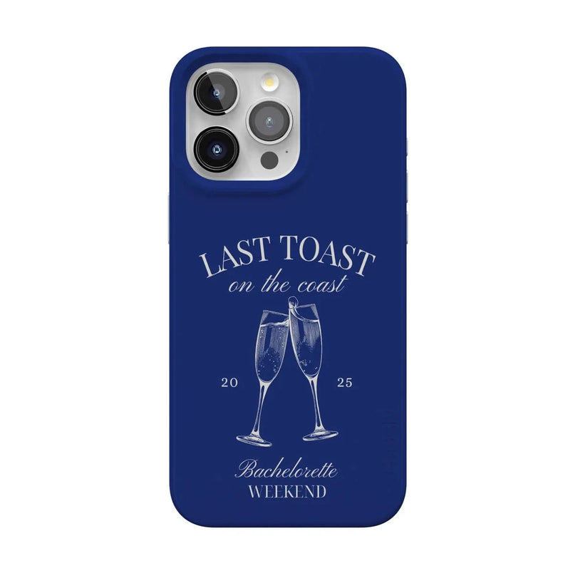 Last Toast | Blue Coastal Bachelorette Case Phone Case Casetry Classic + MagSafe® iPhone 15 Pro Max 