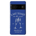 Last Toast | Blue Coastal Bachelorette Case Phone Case Casetry Essential Google Pixel 6 Pro 