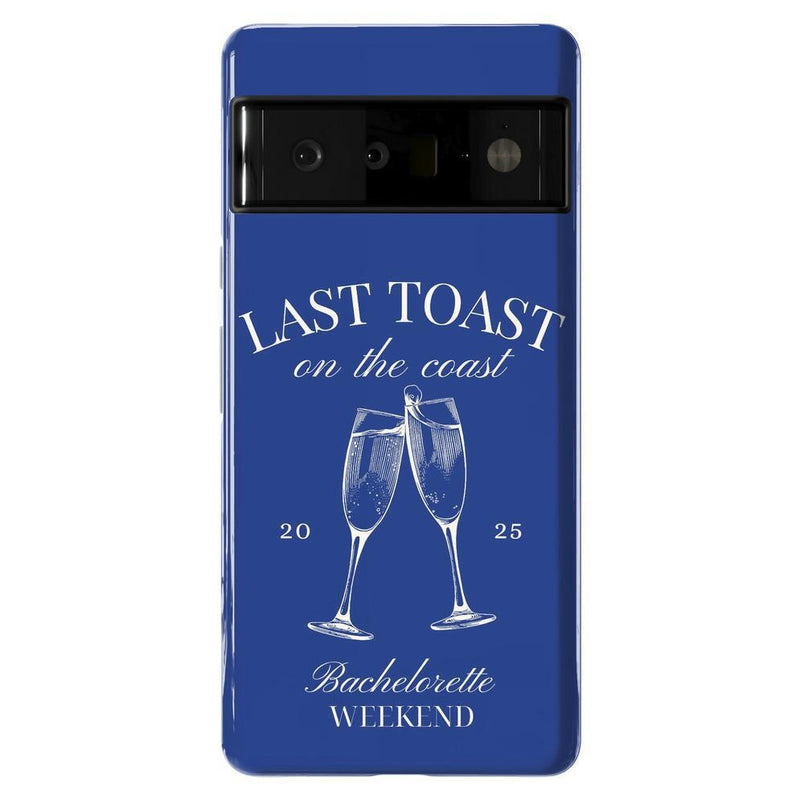 Last Toast | Blue Coastal Bachelorette Case Phone Case Casetry Essential Google Pixel 6 Pro 