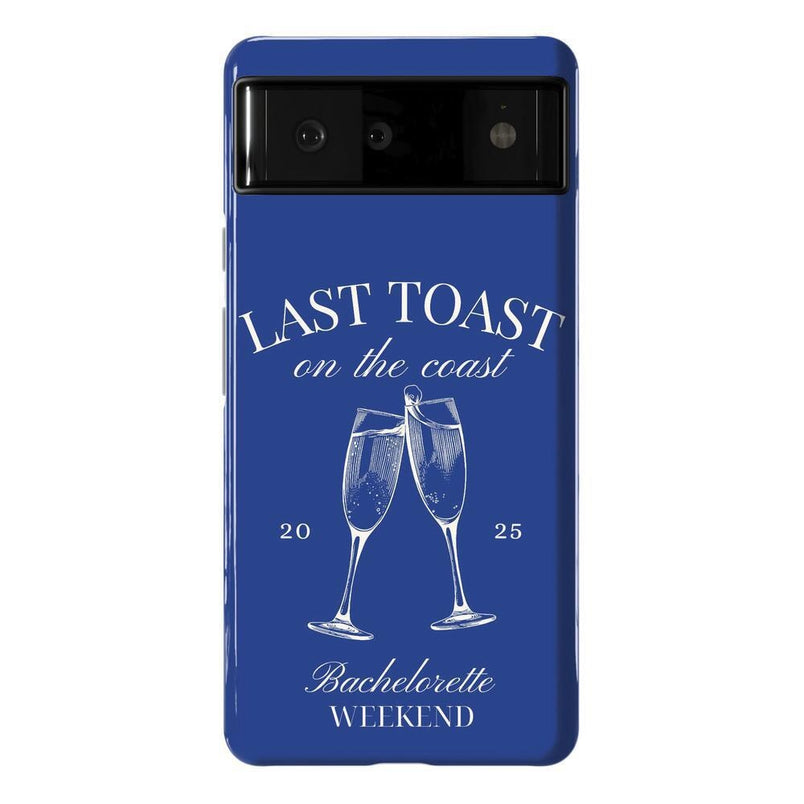 Last Toast | Blue Coastal Bachelorette Case Phone Case Casetry Essential Google Pixel 6 