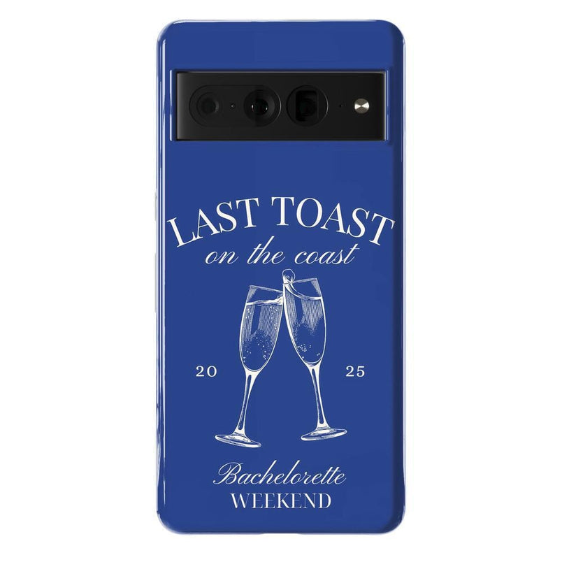 Last Toast | Blue Coastal Bachelorette Case Phone Case Casetry Essential Google Pixel 7 Pro 