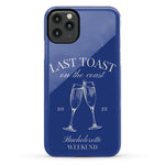 Last Toast | Blue Coastal Bachelorette Case Phone Case Casetry Essential iPhone 11 Pro Max 