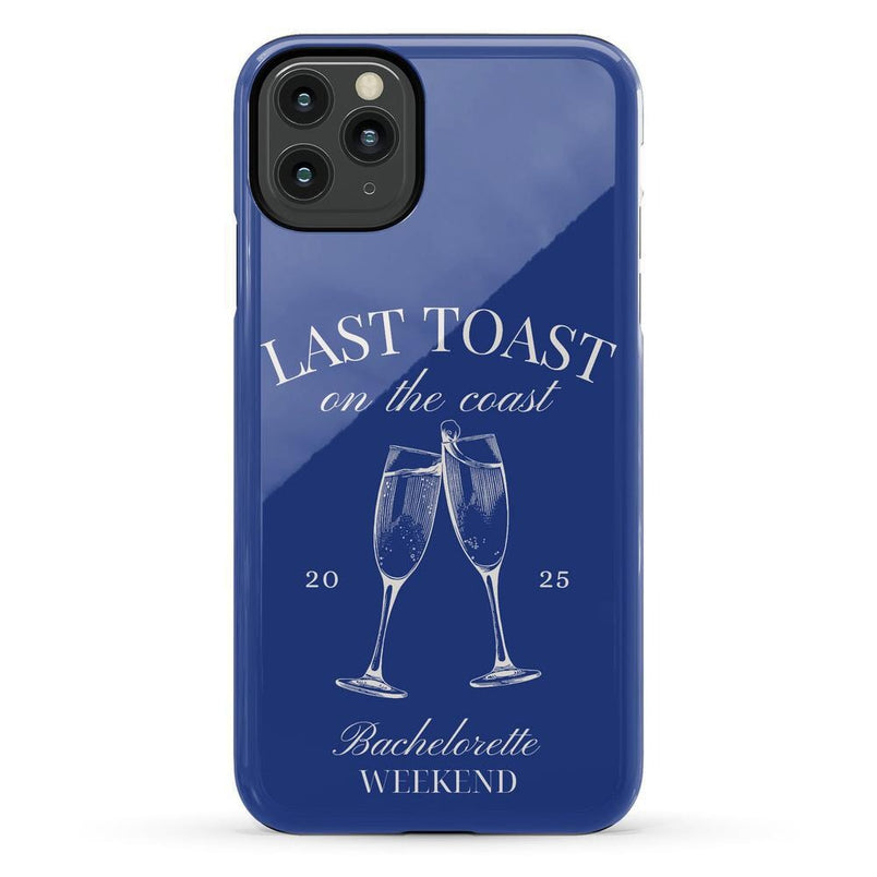 Last Toast | Blue Coastal Bachelorette Case Phone Case Casetry Essential iPhone 11 Pro Max 