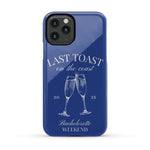 Last Toast | Blue Coastal Bachelorette Case Phone Case Casetry Essential iPhone 11 Pro 