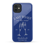 Last Toast | Blue Coastal Bachelorette Case Phone Case Casetry Essential iPhone 11 