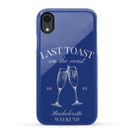 Last Toast | Blue Coastal Bachelorette Case Phone Case Casetry Essential iPhone XR 