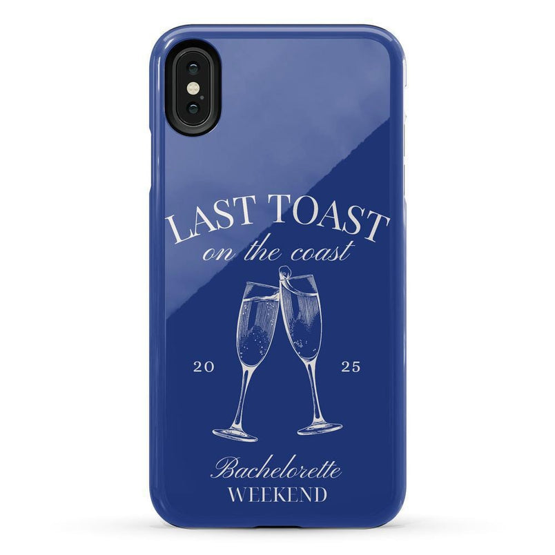 Last Toast | Blue Coastal Bachelorette Case Phone Case Casetry Essential iPhone XS Max 