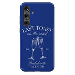 Last Toast | Blue Coastal Bachelorette Case Phone Case Casetry Essential + MagSafe® Galaxy S25 Plus 