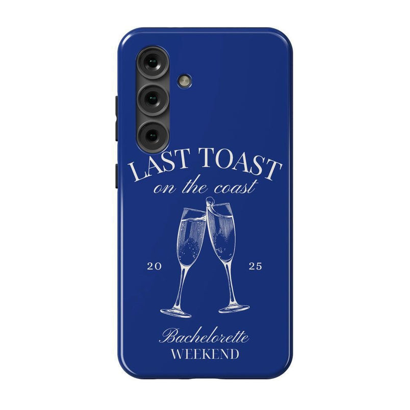 Last Toast | Blue Coastal Bachelorette Case Phone Case Casetry Essential + MagSafe® Galaxy S25 