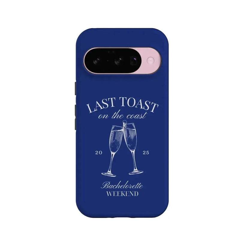 Last Toast | Blue Coastal Bachelorette Case Phone Case Casetry Essential + MagSafe® Google Pixel 10 