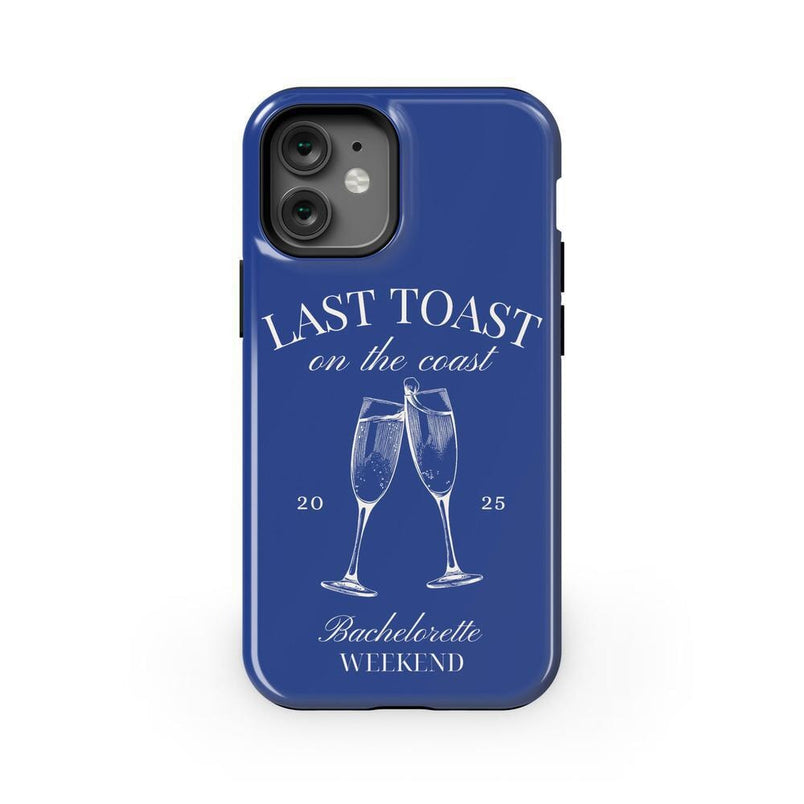 Last Toast | Blue Coastal Bachelorette Case Phone Case Casetry Essential + MagSafe® iPhone 12 Mini 
