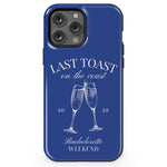 Last Toast | Blue Coastal Bachelorette Case Phone Case Casetry Essential + MagSafe® iPhone 13 Pro Max 