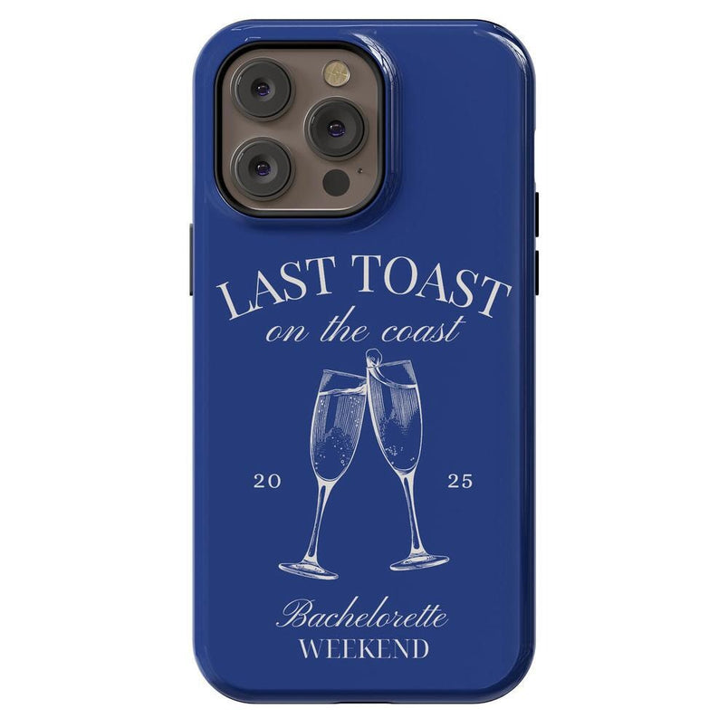 Last Toast | Blue Coastal Bachelorette Case Phone Case Casetry Essential + MagSafe® iPhone 14 Pro Max 