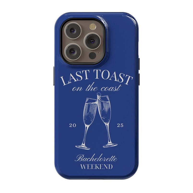 Last Toast | Blue Coastal Bachelorette Case Phone Case Casetry Essential + MagSafe® iPhone 14 Pro 