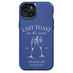 Last Toast | Blue Coastal Bachelorette Case Phone Case Casetry Essential + MagSafe® iPhone 15 Plus 