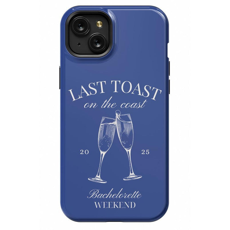 Last Toast | Blue Coastal Bachelorette Case Phone Case Casetry Essential + MagSafe® iPhone 15 Plus 