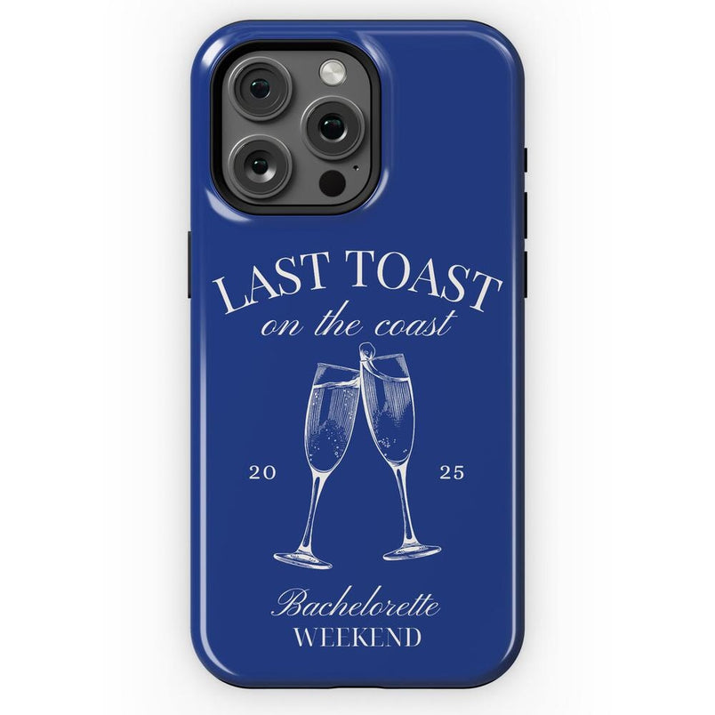 Last Toast | Blue Coastal Bachelorette Case Phone Case Casetry Essential + MagSafe® iPhone 15 Pro Max 