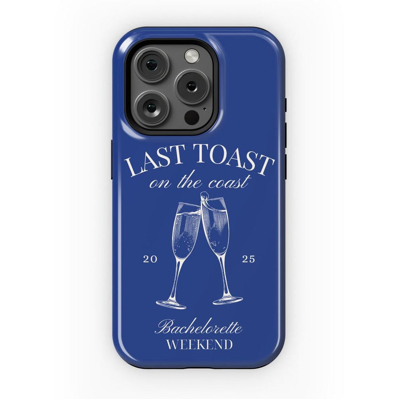 Last Toast | Blue Coastal Bachelorette Case Phone Case Casetry Essential + MagSafe® iPhone 15 Pro 