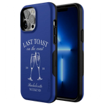 Last Toast | Blue Coastal Bachelorette Case Phone Case Casetry 