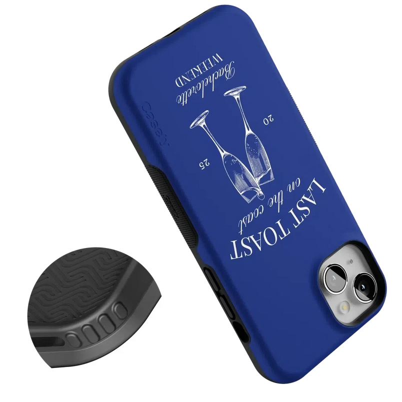 Last Toast | Blue Coastal Bachelorette Case Phone Case Casetry 