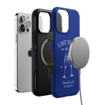 Last Toast | Blue Coastal Bachelorette Case Phone Case Casetry 
