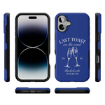 Last Toast | Blue Coastal Bachelorette Case Phone Case Casetry 