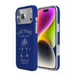 Last Toast | Blue Coastal Bachelorette Case Phone Case Casetry 