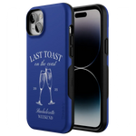 Last Toast | Blue Coastal Bachelorette Case Phone Case Casetry 