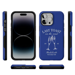 Last Toast | Blue Coastal Bachelorette Case Phone Case Casetry 