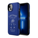 Last Toast | Blue Coastal Bachelorette Case Phone Case Casetry 