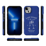Last Toast | Blue Coastal Bachelorette Case Phone Case Casetry 