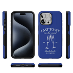 Last Toast | Blue Coastal Bachelorette Case Phone Case Casetry 