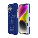 Last Toast | Blue Coastal Bachelorette Case Phone Case Casetry 