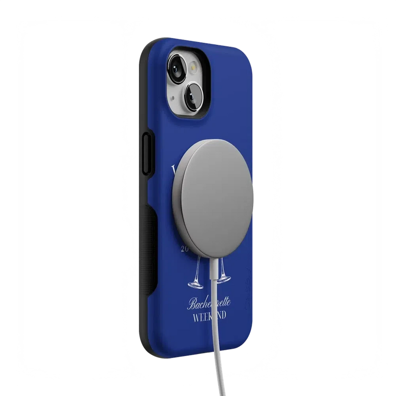 Last Toast | Blue Coastal Bachelorette Case Phone Case Casetry 