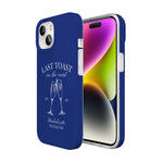 Last Toast | Blue Coastal Bachelorette Case Phone Case Casetry 