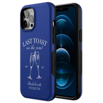 Last Toast | Blue Coastal Bachelorette Case Phone Case Casetry 