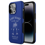 Last Toast | Blue Coastal Bachelorette Case Phone Case Casetry 