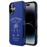 Last Toast | Blue Coastal Bachelorette Case Phone Case Casetry 