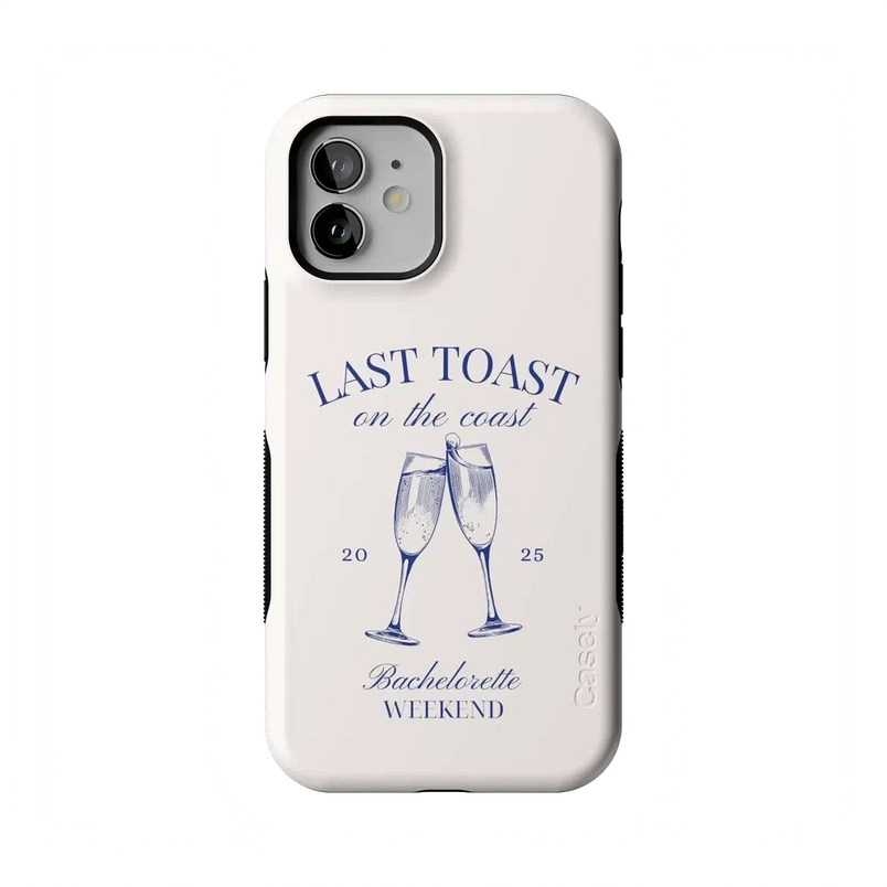 Last Toast | Off-White Coastal Bachelorette Case Phone Case Casetry Bold Flex + MagSafe® iPhone 12 Mini 